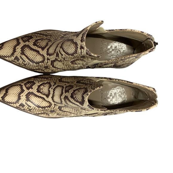 NEW Vince Camuto Snakeskin Leather Bootie| Size 7 - Picture 9 of 12